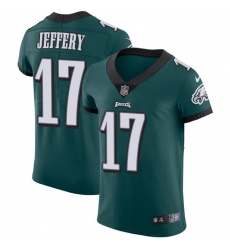 Men's Nike Philadelphia Eagles #17 Alshon Jeffery Midnight Green Team Color Vapor Untouchable Elite Player NFL Jersey