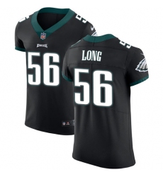 Men's Nike Philadelphia Eagles #56 Chris Long Black Alternate Vapor Untouchable Elite Player NFL Jersey