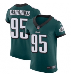 Men's Nike Philadelphia Eagles #95 Mychal Kendricks Midnight Green Team Color Vapor Untouchable Elite Player NFL Jersey