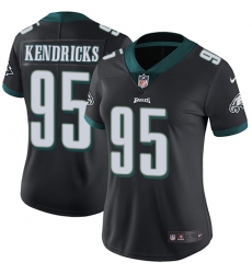 Women's Nike Philadelphia Eagles #95 Mychal Kendricks Black Alternate Vapor Untouchable Limited Player NFL Jersey