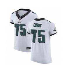 Men's Philadelphia Eagles #75 Vinny Curry White Vapor Untouchable Elite Player Football Jersey