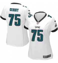 Women's Nike Philadelphia Eagles #75 Vinny Curry Game White NFL Jersey
