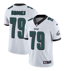 Men's Nike Philadelphia Eagles #79 Brandon Brooks White Vapor Untouchable Limited Player NFL Jersey