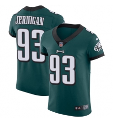 Men's Nike Philadelphia Eagles #93 Timmy Jernigan Midnight Green Team Color Vapor Untouchable Elite Player NFL Jersey
