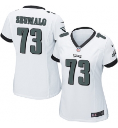 Women's Nike Philadelphia Eagles #73 Isaac Seumalo Game White NFL Jersey