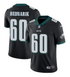 Men's Nike Philadelphia Eagles #60 Chuck Bednarik Black Alternate Vapor Untouchable Limited Player NFL Jersey
