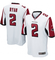 Youth Nike Atlanta Falcons #2 Matt Ryan Game White NFL Jersey