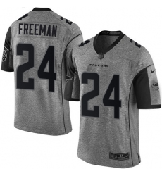 Men's Nike Atlanta Falcons #24 Devonta Freeman Limited Gray Gridiron NFL Jersey