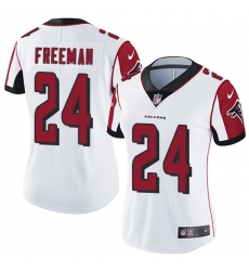 Women's Nike Atlanta Falcons #24 Devonta Freeman Elite White NFL Jersey