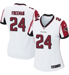 Women's Nike Atlanta Falcons #24 Devonta Freeman Game White NFL Jersey