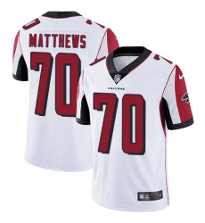 Youth Nike Atlanta Falcons #70 Jake Matthews White Vapor Untouchable Limited Player NFL Jersey