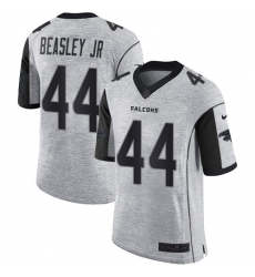 Men's Nike Atlanta Falcons #44 Vic Beasley Limited Gray Gridiron II NFL Jersey