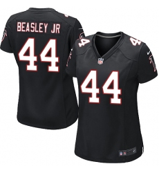 Women's Nike Atlanta Falcons #44 Vic Beasley Game Black Alternate NFL Jersey