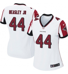 Women's Nike Atlanta Falcons #44 Vic Beasley Game White NFL Jersey