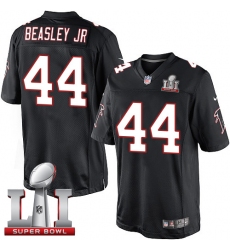 Youth Nike Atlanta Falcons #44 Vic Beasley Black Alternate Super Bowl LI 51 Vapor Untouchable Limited Player NFL Jersey