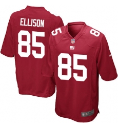 Men's Nike New York Giants #85 Rhett Ellison Game Red Alternate NFL Jersey
