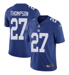 Youth Nike New York Giants #27 Darian Thompson Royal Blue Team Color Vapor Untouchable Limited Player NFL Jersey