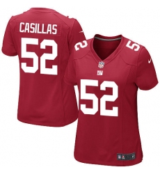 Women's Nike New York Giants #52 Jonathan Casillas Game Red Alternate NFL Jersey
