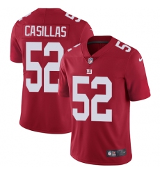 Youth Nike New York Giants #52 Jonathan Casillas Red Alternate Vapor Untouchable Limited Player NFL Jersey