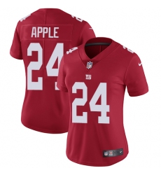 Women's Nike New York Giants #24 Eli Apple Red Alternate Vapor Untouchable Limited Player NFL Jersey