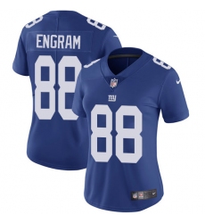 Women's Nike New York Giants #88 Evan Engram Royal Blue Team Color Vapor Untouchable Limited Player NFL Jersey