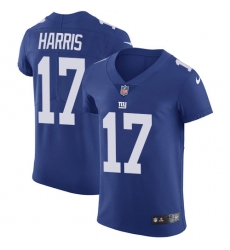 Men's Nike New York Giants #17 Dwayne Harris Elite Royal Blue Team Color NFL Jersey