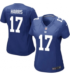 Women's Nike New York Giants #17 Dwayne Harris Game Royal Blue Team Color NFL Jersey