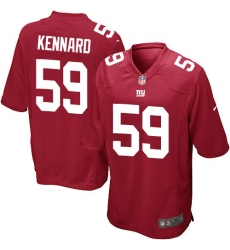 Men's Nike New York Giants #59 Devon Kennard Game Red Alternate NFL Jersey