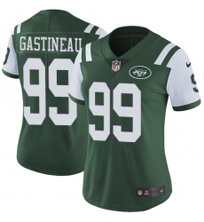 Women's Nike New York Jets #99 Mark Gastineau Elite Green Team Color NFL Jersey