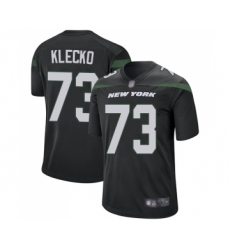 Men's New York Jets #73 Joe Klecko Game Black Alternate Football Jersey