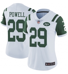 Women's Nike New York Jets #29 Bilal Powell White Vapor Untouchable Limited Player NFL Jersey