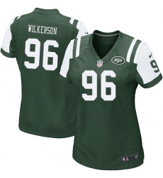 Women's Nike New York Jets #96 Muhammad Wilkerson Game Green Team Color NFL Jersey