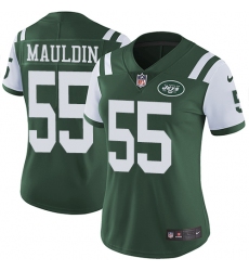 Women's Nike New York Jets #55 Lorenzo Mauldin Elite Green Team Color NFL Jersey