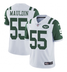 Youth Nike New York Jets #55 Lorenzo Mauldin Elite White NFL Jersey