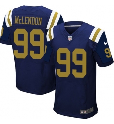 Men's Nike New York Jets #99 Steve McLendon Elite Navy Blue Alternate NFL Jersey
