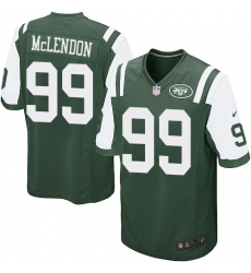 Men's Nike New York Jets #99 Steve McLendon Game Green Team Color NFL Jersey
