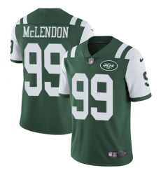 Youth Nike New York Jets #99 Steve McLendon Elite Green Team Color NFL Jersey