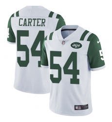 Youth Nike New York Jets #54 Bruce Carter Elite White NFL Jersey