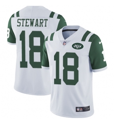 Men's Nike New York Jets #18 ArDarius Stewart White Vapor Untouchable Limited Player NFL Jersey