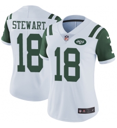 Women's Nike New York Jets #18 ArDarius Stewart Elite White NFL Jersey