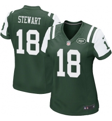 Women's Nike New York Jets #18 ArDarius Stewart Game Green Team Color NFL Jersey