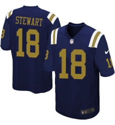 Youth Nike New York Jets #18 ArDarius Stewart Elite Navy Blue Alternate NFL Jersey