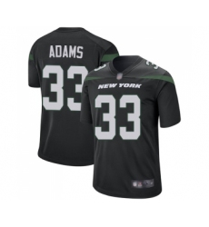 Men's New York Jets #33 Jamal Adams Game Black Alternate Football Jersey