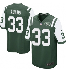 Men's Nike New York Jets #33 Jamal Adams Game Green Team Color NFL Jersey