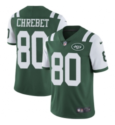 Youth Nike New York Jets #80 Wayne Chrebet Elite Green Team Color NFL Jersey