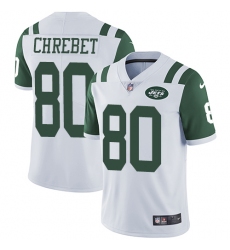 Youth Nike New York Jets #80 Wayne Chrebet Elite White NFL Jersey