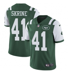 Youth Nike New York Jets #41 Buster Skrine Elite Green Team Color NFL Jersey