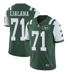 Youth Nike New York Jets #71 Ben Ijalana Elite Green Team Color NFL Jersey