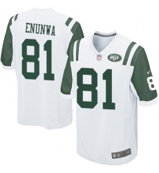 Men's Nike New York Jets #81 Quincy Enunwa Game White NFL Jersey