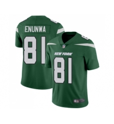 Youth New York Jets #81 Quincy Enunwa Green Team Color Vapor Untouchable Limited Player Football Jersey